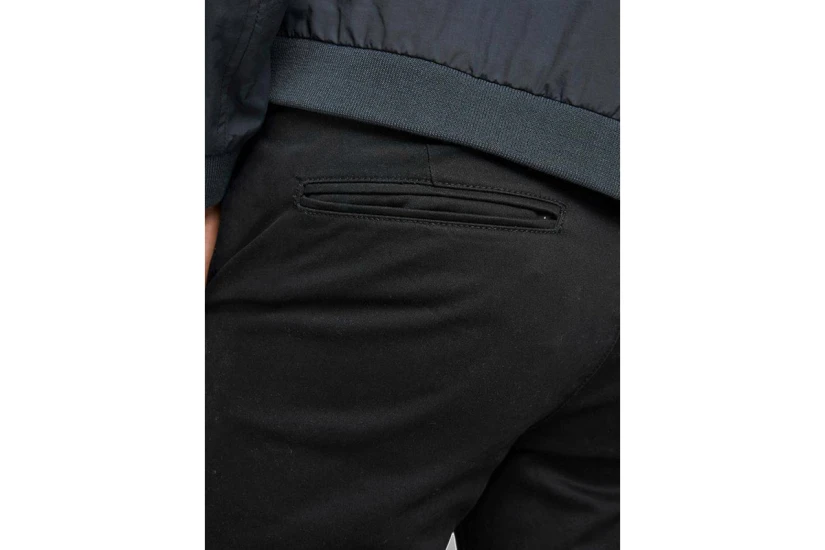 Jack And Jones Jpstmarco Jjbowie Black Παντελόνι Chino Ανδρικό (12150158 BLACK)