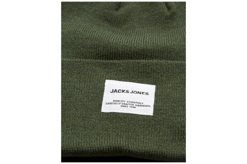 Jack And Jones Jaclong Knit Σκουφάκι Χειμερινό (12150627 FOREST NIGHT)