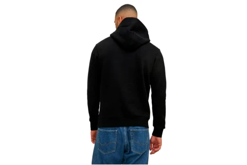 Jack And Jones Jjecorp Logo Sweat Hood Noos (12152840 BLACK)