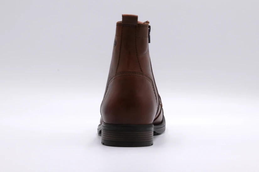 Jack And Jones Jfwrussel Leather Μποτάκια Μόδας (12156000 COGNAC)