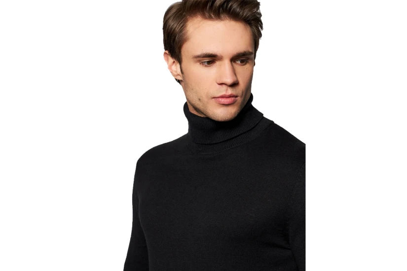 Jack And Jones Jjeemil Knit Roll Neck Noos Μπλούζα Με Ψηλό Λαιμό Ανδρική