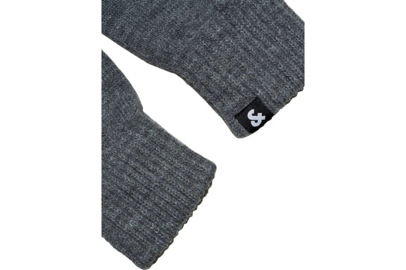 Jack And Jones Jacbarry Knitted Γάντια Χειμερινά (12159459 GREY MELANGE)