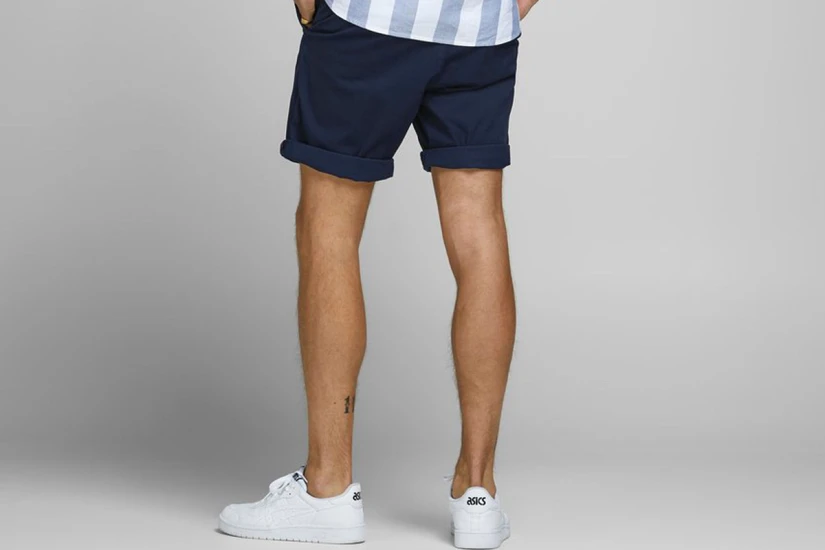 Jack And Jones Jpsrbowie Jjshorts Solid Sa Sn Βερμούδα Chino (12165604 NAVY BLAZER)