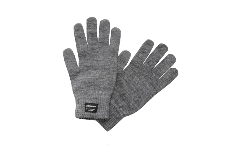 Jack And Jones Jacbeanie And Love Knit Giftbox Σκουφάκι Με Γάντια (12168383 GREY MELANGE)