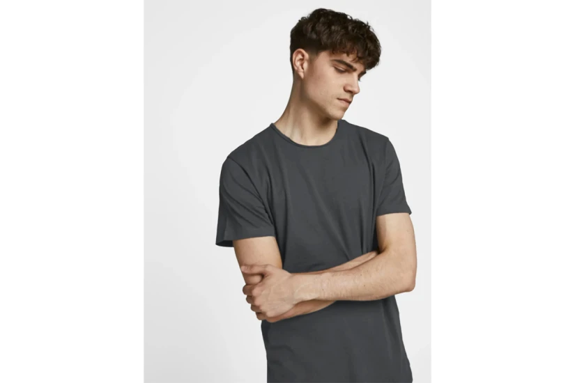 Jack And Jones Jjebasher Tee O-Neck Ss Noos (12182498 ASPHALT)