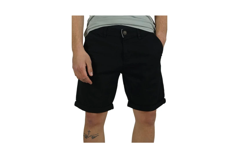 Jack & Jones Jpstdave Ανδρική Chino Βερμούδα Μαύρη
