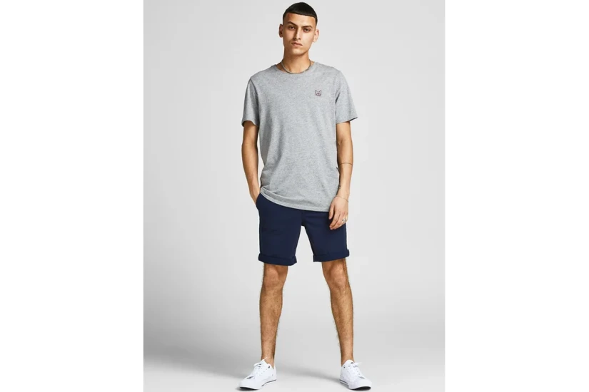 Jack & Jones Jpstdave Ανδρική Chino Βερμούδα Μπλε Σκούρο