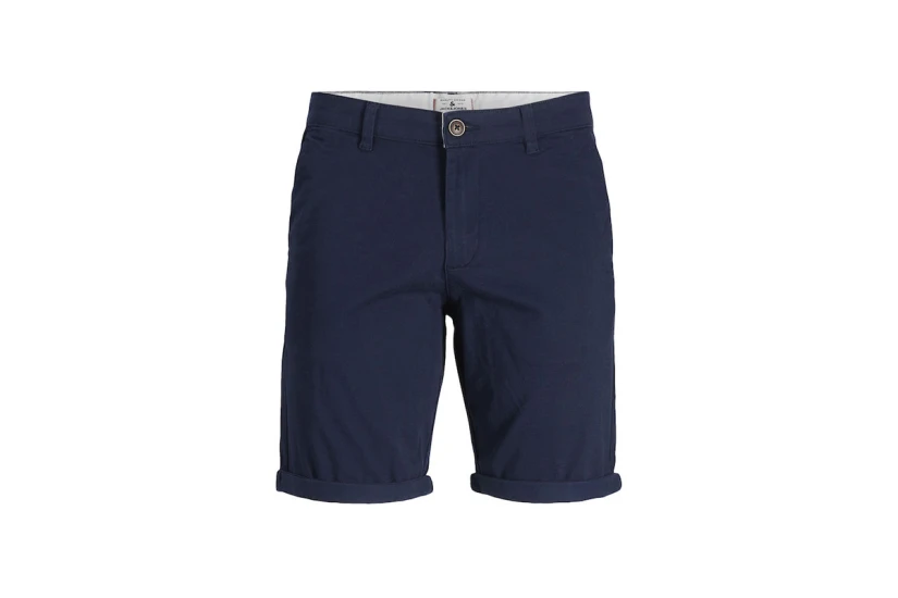 Jack & Jones Jpstdave Ανδρική Chino Βερμούδα Μπλε Σκούρο