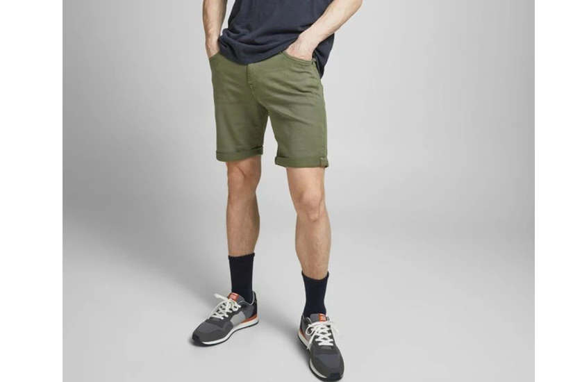 Jack And Jones Jpstrick Jjicon Shorts Ama 558 Sn Βερμούδα (12184896 DEEP LICHEN GREEN)