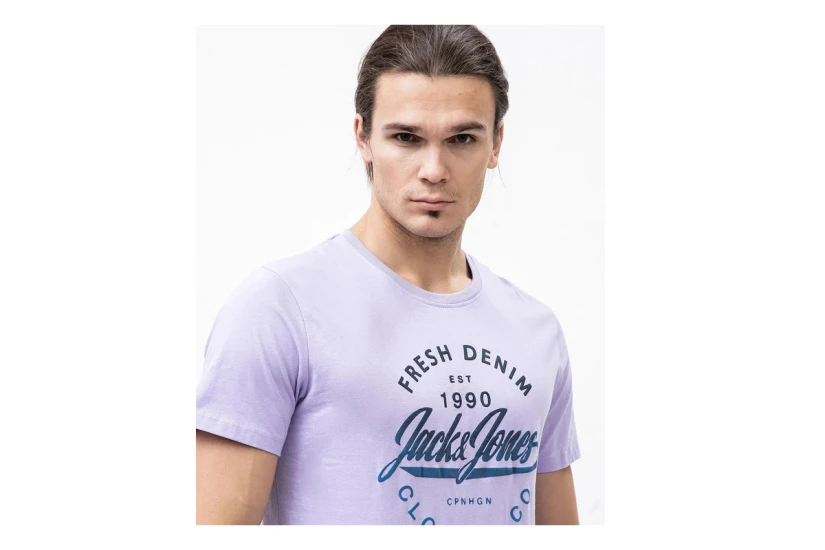 Jack And Jones Jjfresh Tee Ss (12200223 LAVENDER)