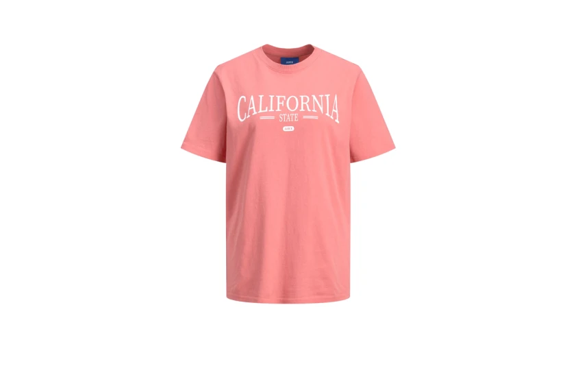 Jjxx Jxbea Ss Relaxed Vint Tee Noos (12200300 TEA ROSE-BRIGHT WHI)