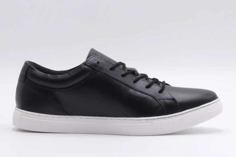 Jack And Jones Jfwgalaxy Leather Sneakers (12202588 ANTHRACITE)