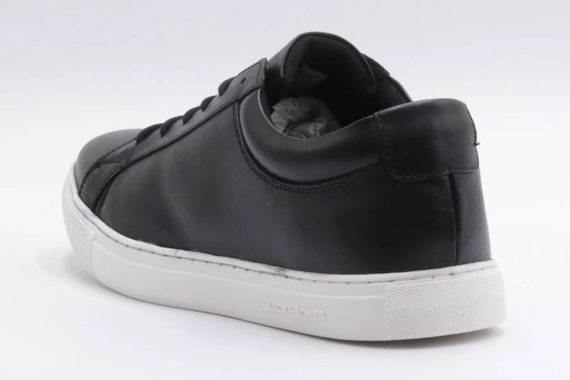 Jack And Jones Jfwgalaxy Leather Sneakers (12202588 ANTHRACITE)