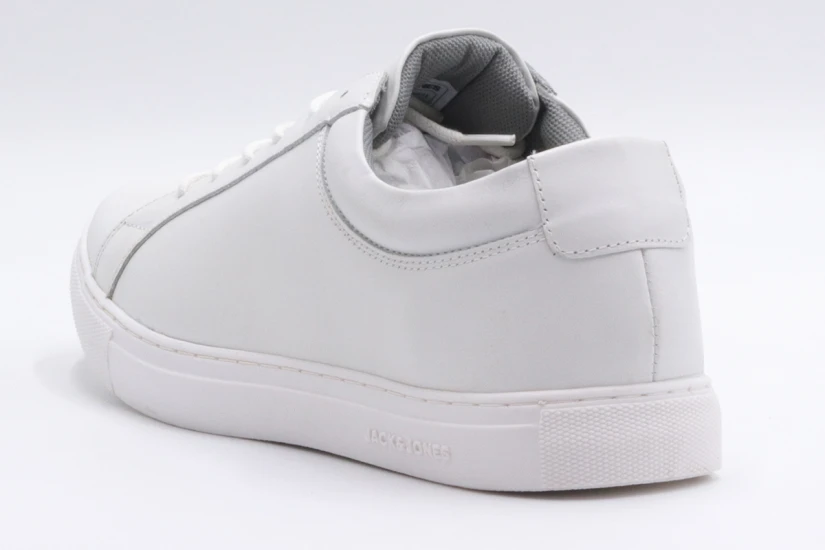 Jack And Jones Jfwgalaxy Leather Sneakers (12202588 BRIGHT WHITE)