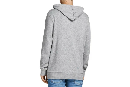 Jack And Jones Jjeshark Sweat Hood Noos Hoodie (12205081 LIGHT GREY)