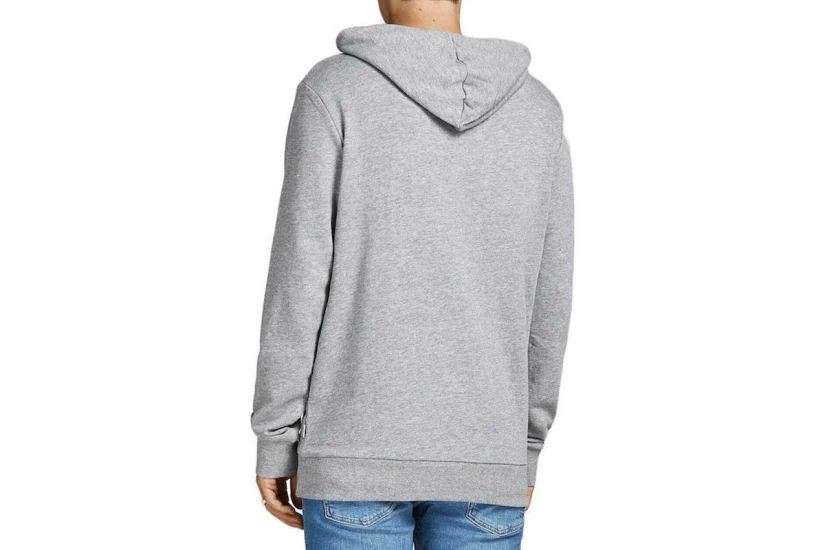 Jack And Jones Jjeshark Sweat Hood Noos Hoodie (12205081 LIGHT GREY)