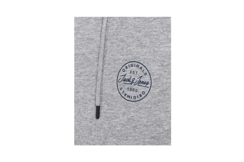 Jack And Jones Jjeshark Sweat Hood Noos Hoodie (12205081 LIGHT GREY)