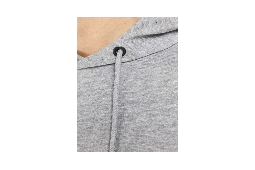 Jack And Jones Jjeshark Sweat Hood Noos Hoodie (12205081 LIGHT GREY)
