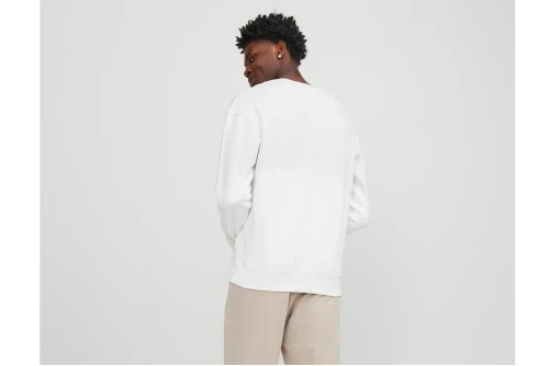 Jack And Jones Jjestar Basic Sweat Neck Noos Μπλούζα Με Λαιμόκοψη Ανδρική (12208182 CLOUD DANCER)