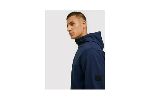 Jack And Jones Jjemarvin Hood Μπουφάν Ελαφρύ Ανδρικό (12212363 NAVY BLAZER)