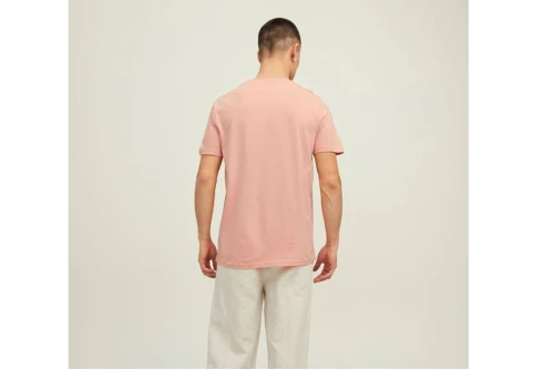 Jack And Jones Jorbreezy Tee Ss Crew Neck Fst T-Shirt Ανδρικό (12213329 CORAL PINK)