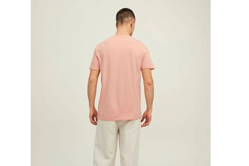 Jack And Jones Jorbreezy Tee Ss Crew Neck Fst T-Shirt Ανδρικό (12213329 CORAL PINK)