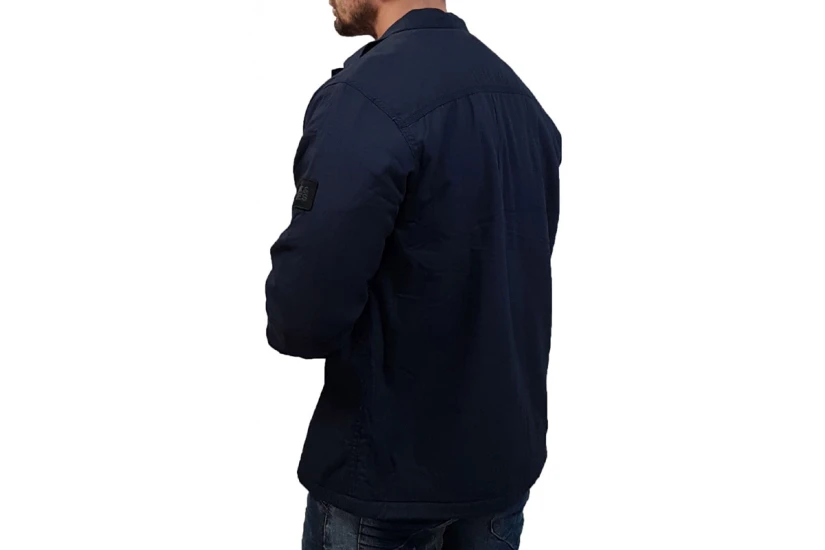 Jack And Jones Jcoben Classic Teddy Overshirt Ls Πουκάμισο Μακρυμάνικο (12215787 NAVY BLAZER)
