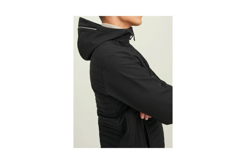 Jack And Jones Cotoby Air Hybrid Μπουφάν Ελαφρύ Ανδρικό (12215938 BLACK)