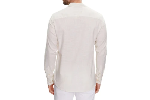 Jack And Jones Jjslub Shirt Ls Πουκάμισο Μακρυμάνικο Ανδρικό (12220481 CLOUD DANCER)