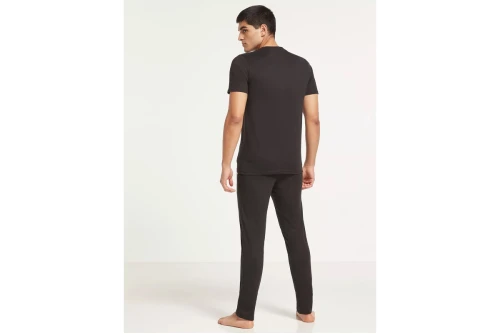 Jack And Jones Jacbasic Ss Tee And Pants Giftbox Σετ Πιτζάμας (12223560 BLACK)