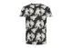 Jack And Jones Jjtropicana Ανδρικό Κοντομάνικο T-Shirt Μαύρο, Λευκό