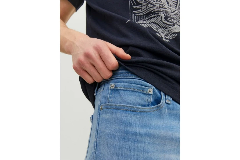 Jack & Jones Ανδρική Βερμούδα Τζιν Μπλε