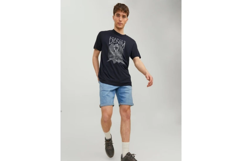 Jack & Jones Ανδρική Βερμούδα Τζιν Μπλε