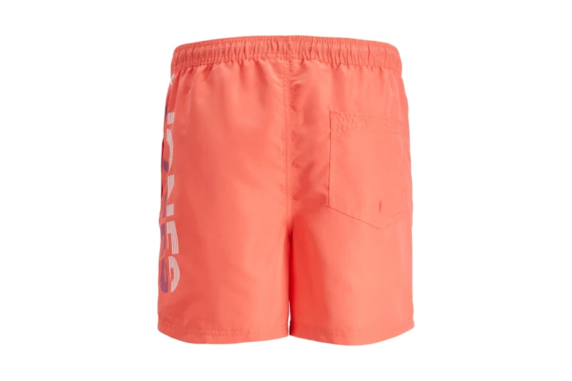 Jack And Jones Jpstfiji Ανδρικό Μαγιό Σορτς Κοραλλί