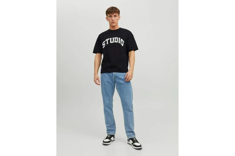 Jack And Jones Jorbrink Ανδρικό Κοντομάνικο T-Shirt Μαύρο