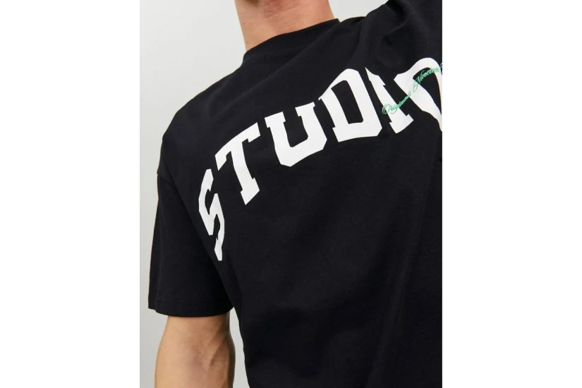 Jack And Jones Jorbrink Ανδρικό Κοντομάνικο T-Shirt Μαύρο