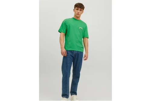 Jack And Jones Jorbrink Studio Tee Ss Crew Neck T-Shirt Ανδρικό (12227718 ISLAND GREEN)