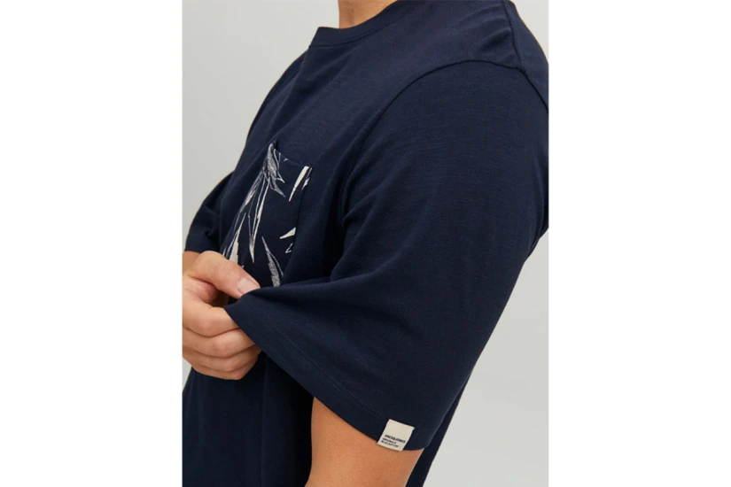 Jack And Jones Jorcrayon Ανδρικό Κοντομάνικο T-Shirt Μπλε Σκούρο