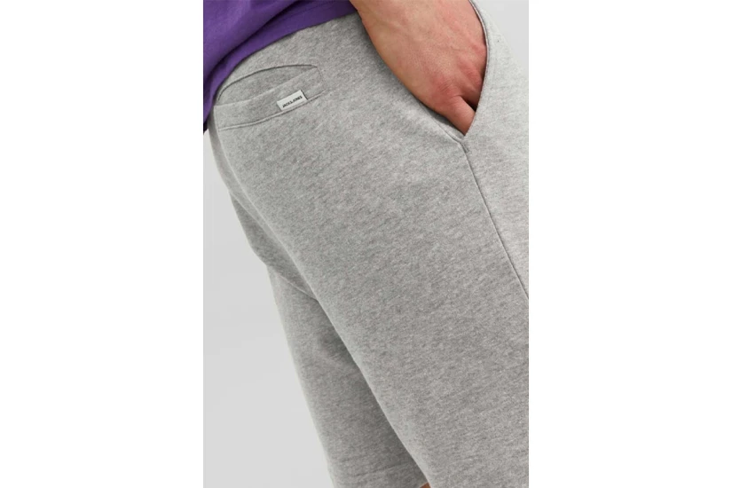 Jack And Jones Jpstshark Ανδρική Αθλητική Βερμούδα Γκρι Ανοιχτό