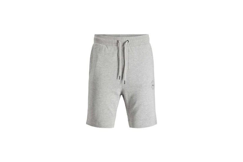 Jack And Jones Jpstshark Ανδρική Αθλητική Βερμούδα Γκρι Ανοιχτό