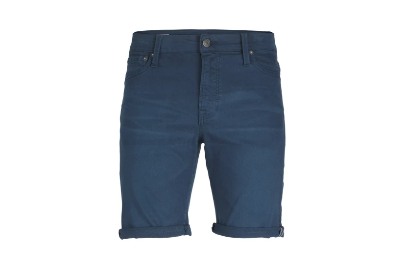 Jack & Jones Ανδρική Βερμούδα Τζιν Μπλε Σκούρο