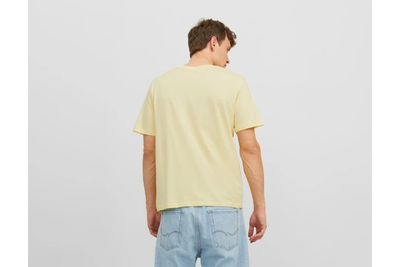Jack And Jones Jorpalma Photo Ανδρικό Κοντομάνικο T-Shirt Κίτρινο