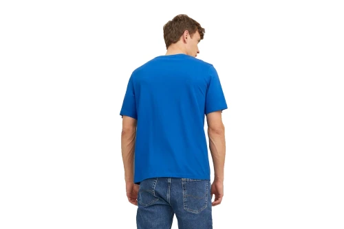 Jack And Jones Jorpalma Photo Tee Ss Crew Neck T-Shirt Ανδρικό (12234294 NAUTICAL BLUE)