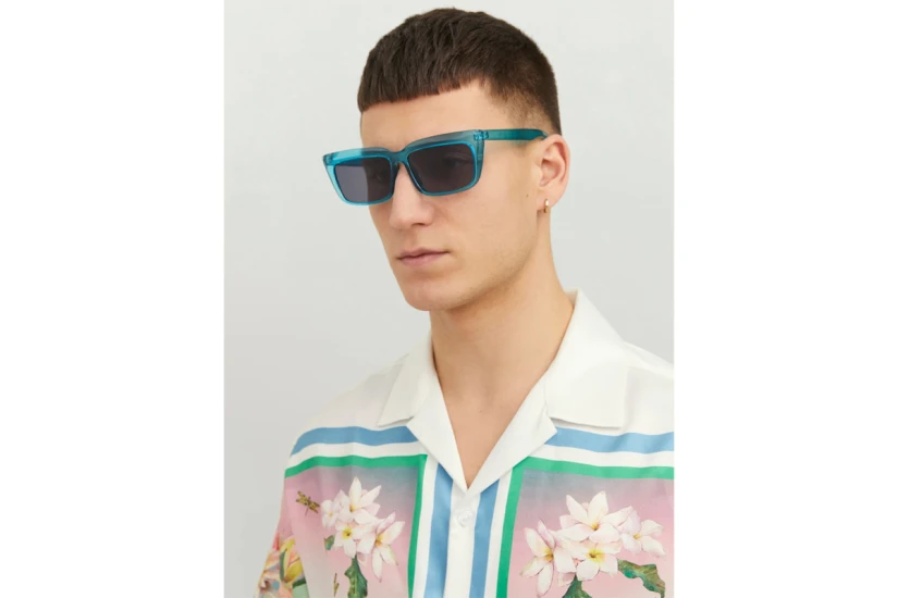 Jack And Jones Jacmartim Sunglasses Ανδρικά Γυαλιά Ηλίου Τυρκουάζ