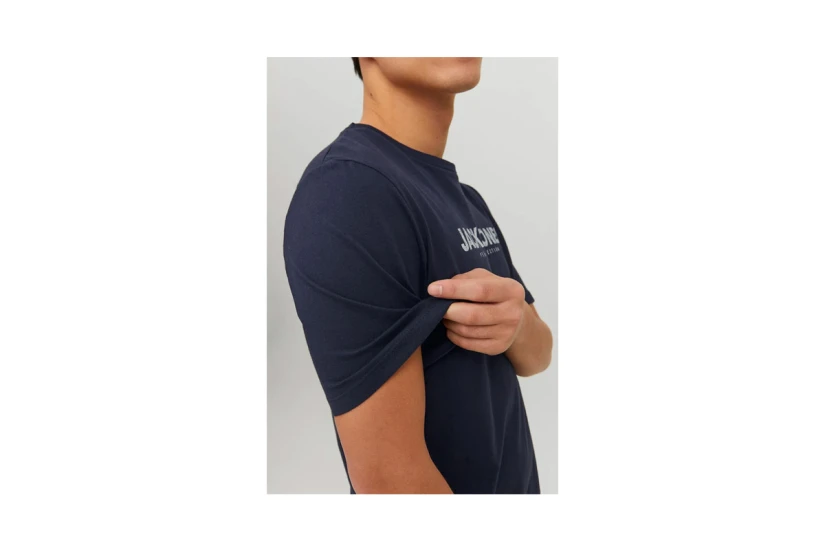 Jack And Jones Jprblabooster Ss Tee Crew Neck Feb23 T-Shirt Ανδρικό (12234759 PERFECT NAVY)
