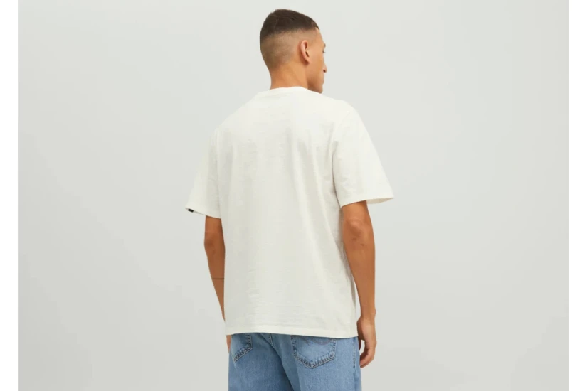 Jack And Jones Jortulum Pocket Tee Ss Crew Neck Ln T-Shirt Ανδρικό (12235290 CLOUD DANCER)