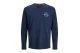 Jack And Jones Jjmikk Tee Ls Crew Neck Μπλούζα Με Λαιμόκοψη Ανδρική 