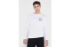 Jack And Jones Jjmikk Tee Ls Crew Neck Μπλούζα Με Λαιμόκοψη Ανδρική (12235747 WHITE-SMALL)