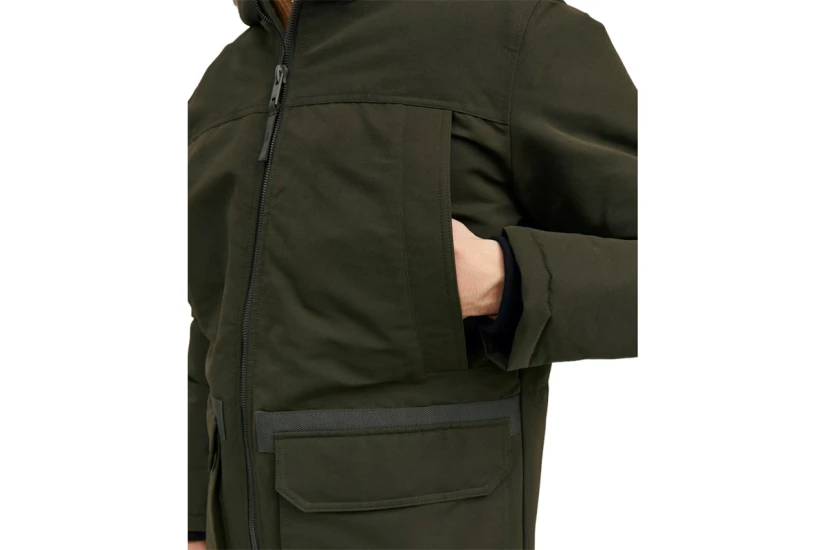 Jack And Jones Jjewing Sn Μπουφάν Παρκά Ανδρικό (12235858 ROSIN)