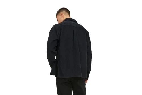 Jack And Jones Jjedallas Corduroy Overshirt Ls Sn Πουκάμισο Μακρυμάνικο Ανδ (12235991 BLACK)
